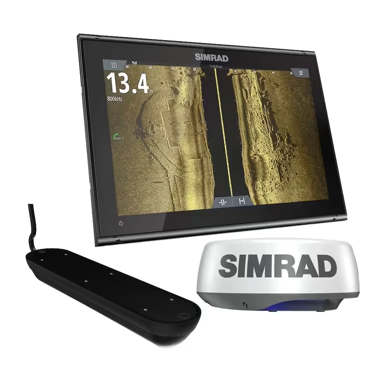 Simrad GO12 XSE – Radar Bundle HALO20+ & Active Imaging 3-in-1 Transducer