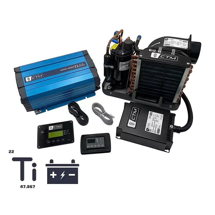 CTM CT-6S – 6,000 BTU 12 Volt Marine Air Conditioner Kit 1200W Inverter 115V