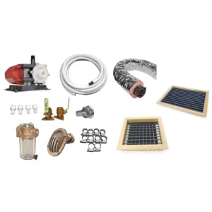 Dometic ECD6/DTU6/DTU8 Deluxe A/C Installation Kit (Teak Grilles) – 6,000-8,000 BTU – 115/230V