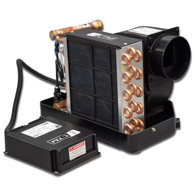 CTM AH-8H – Air Handler / Fan Coil 8,000 BTU Flow Control Valve – 230V – 50/60HZ