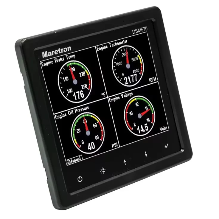 Maretron DSM570 – 5.7-Inch High Resolution Color Display Black