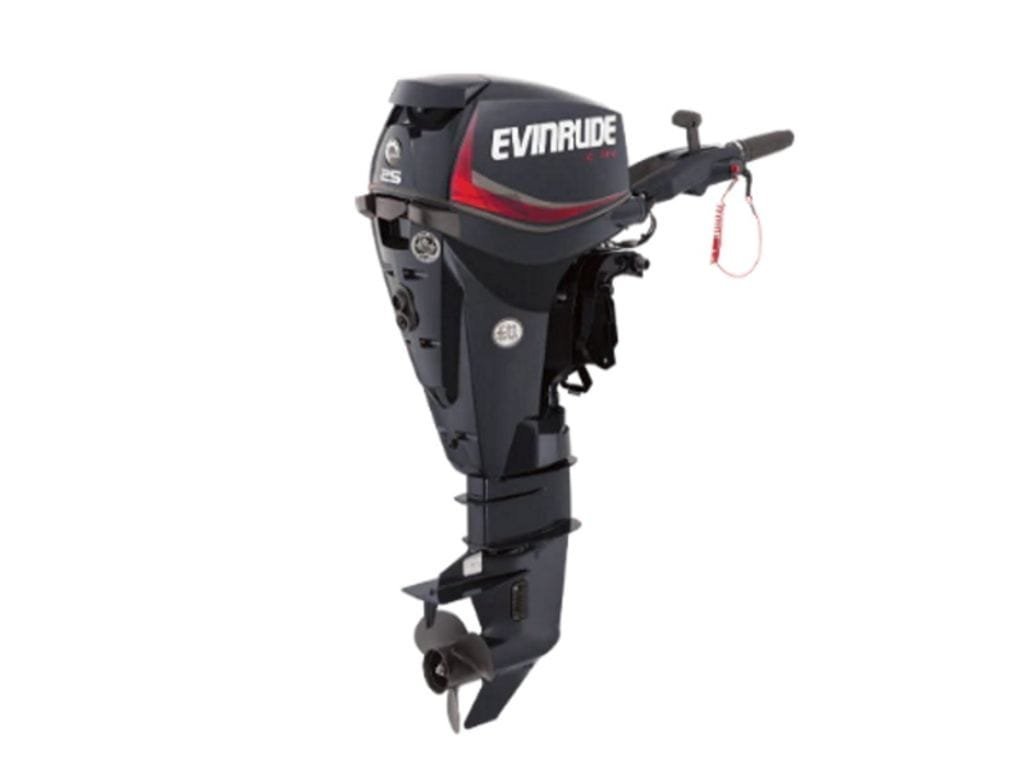 Evinrude E25DRG 25HP – E-TEC Rope Start 15-Inch