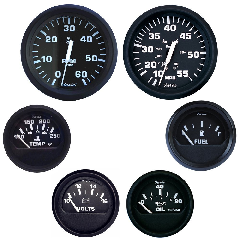 Faria Euro Black Boxed Set – Inboard Motors
