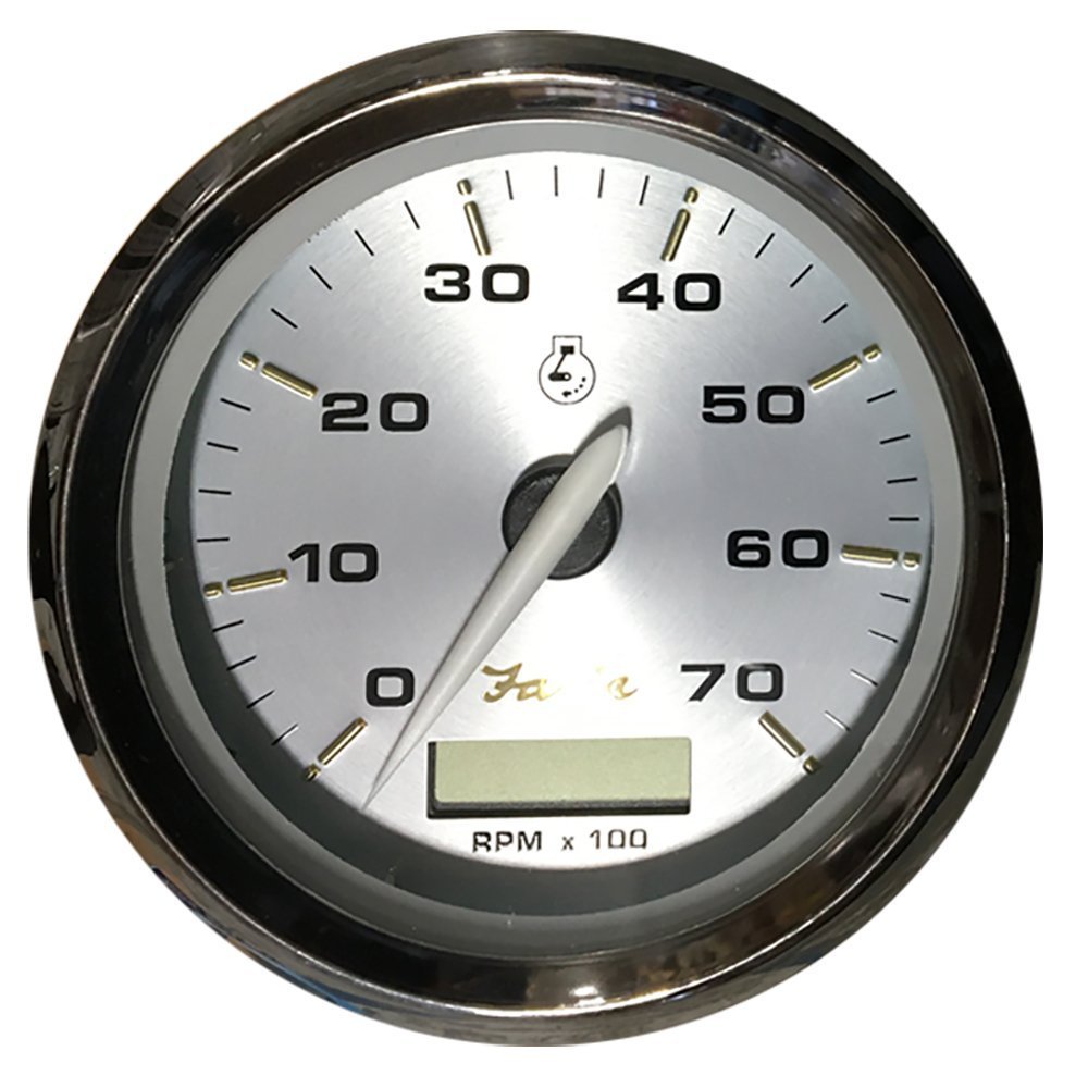 Faria Kronos 4 Tachometer w/Hourmeter – 7,000 RPM (Gas – Outboard)