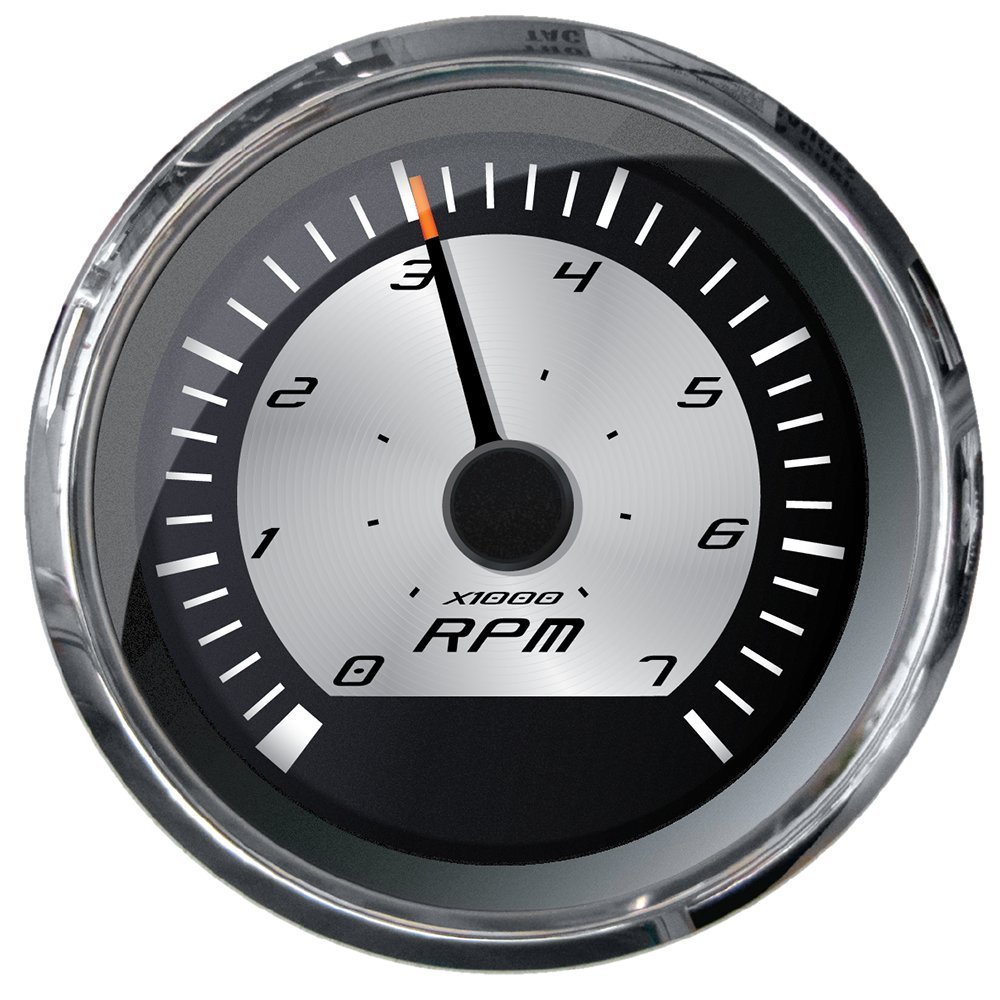 Faria Platinum 4 Tachometer – 7000 RPM (Gas – Inboard, Outboard & I/O)