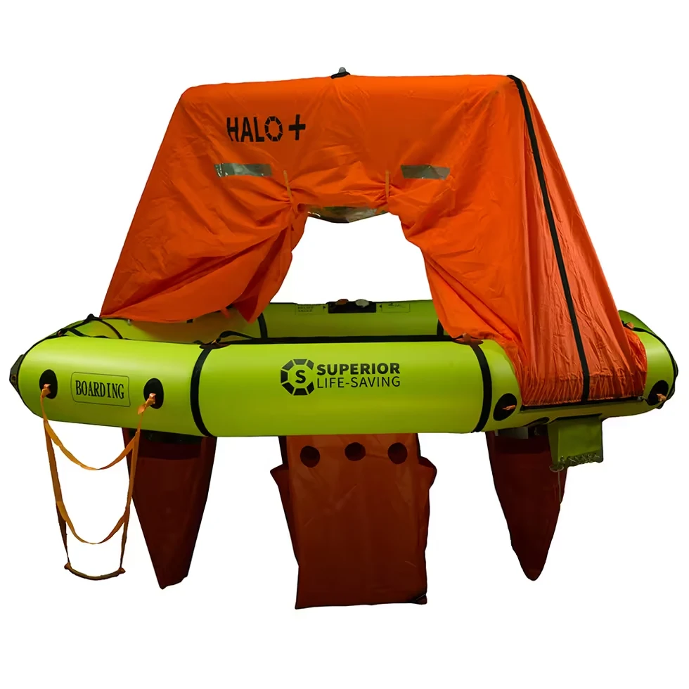 Superior Life Saving Halo+ Vacuum Sealed Liferaft – 2 Person – w/ Canopy
