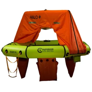 Superior Life Saving Halo+ Vacuum Sealed Liferaft – 8 Person – w/ Canopy