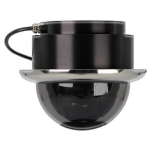 Iris Miniature Marine PTZ Dome Camera – Stainless Bezel – Hi-Def Ethernet IP – 10x Digital Zoom – 4 in 1 Video Format