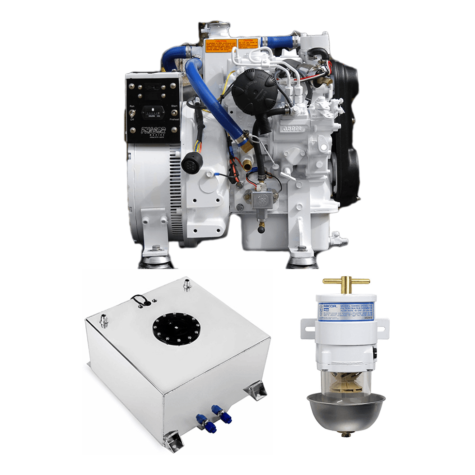 Phasor K2-4.5PMG Kit – 4.5kW Ignition Protected Marine Generator