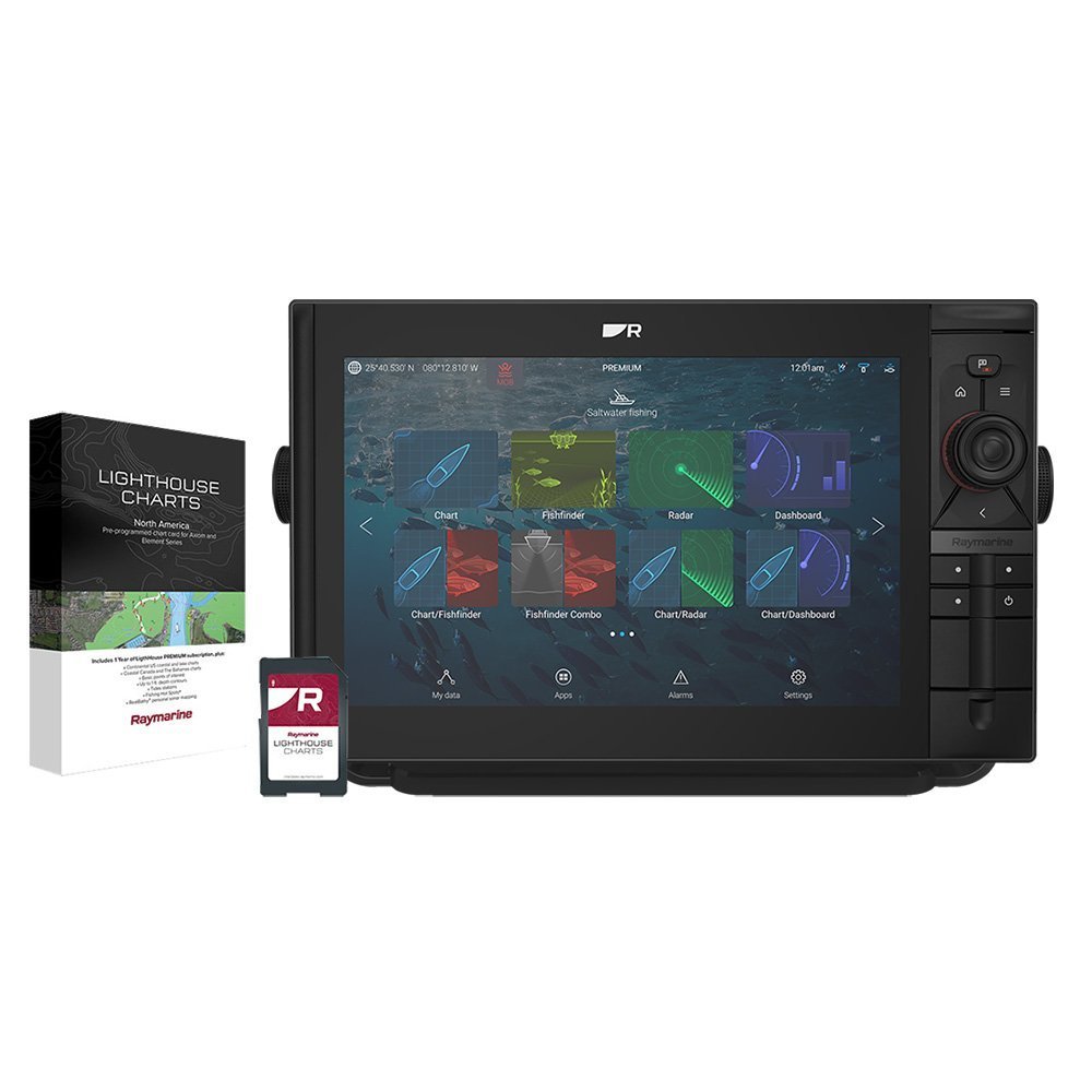 Raymarine Axiom 2 Pro 12 S 12 Chartplotter/Fishfinder w/Lighthouse North America Chart – No Transducer