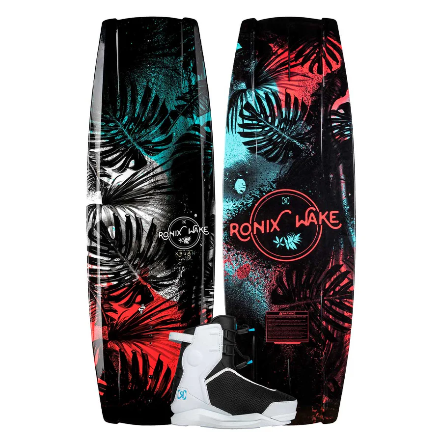 Ronix Girl’s Krush Wakeboard w/ Kid’s Vision Pro Bindings