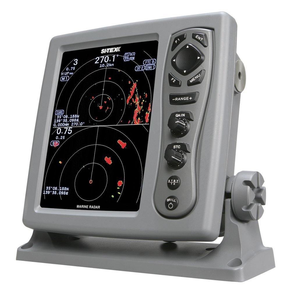 SI-TEX 8.5 Color LCD Radar w/4kW Output – 1/16-36nm Range – 25 Radome