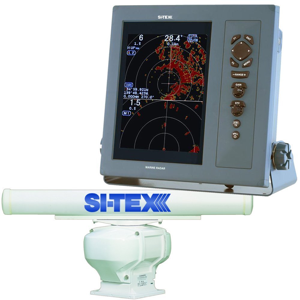 SI-TEX Professional Dual Range Radar w/6kW 6 Open Array – 10.4 Color TFT LCD Display