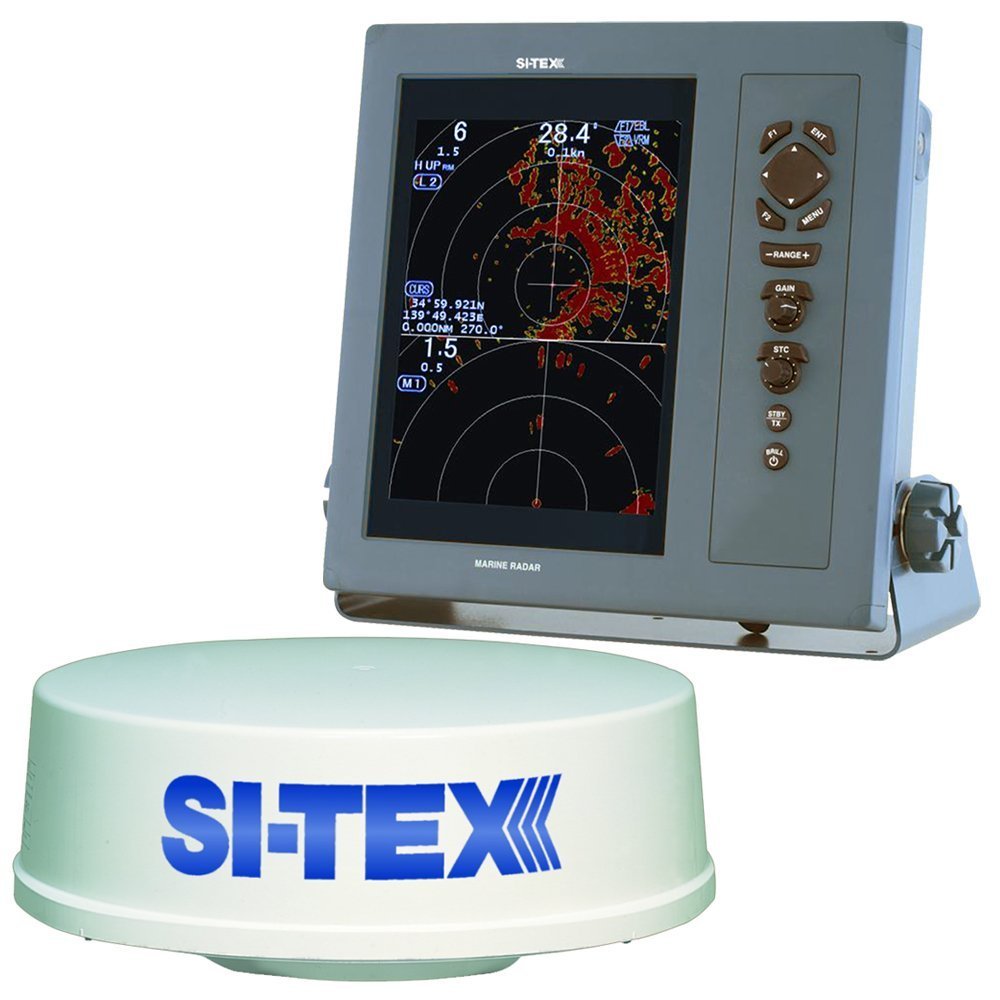 SI-TEX T-2041 Professional Dual Range Radar w/4kW 25 Dome – 10.4 Color TFT LCD Display