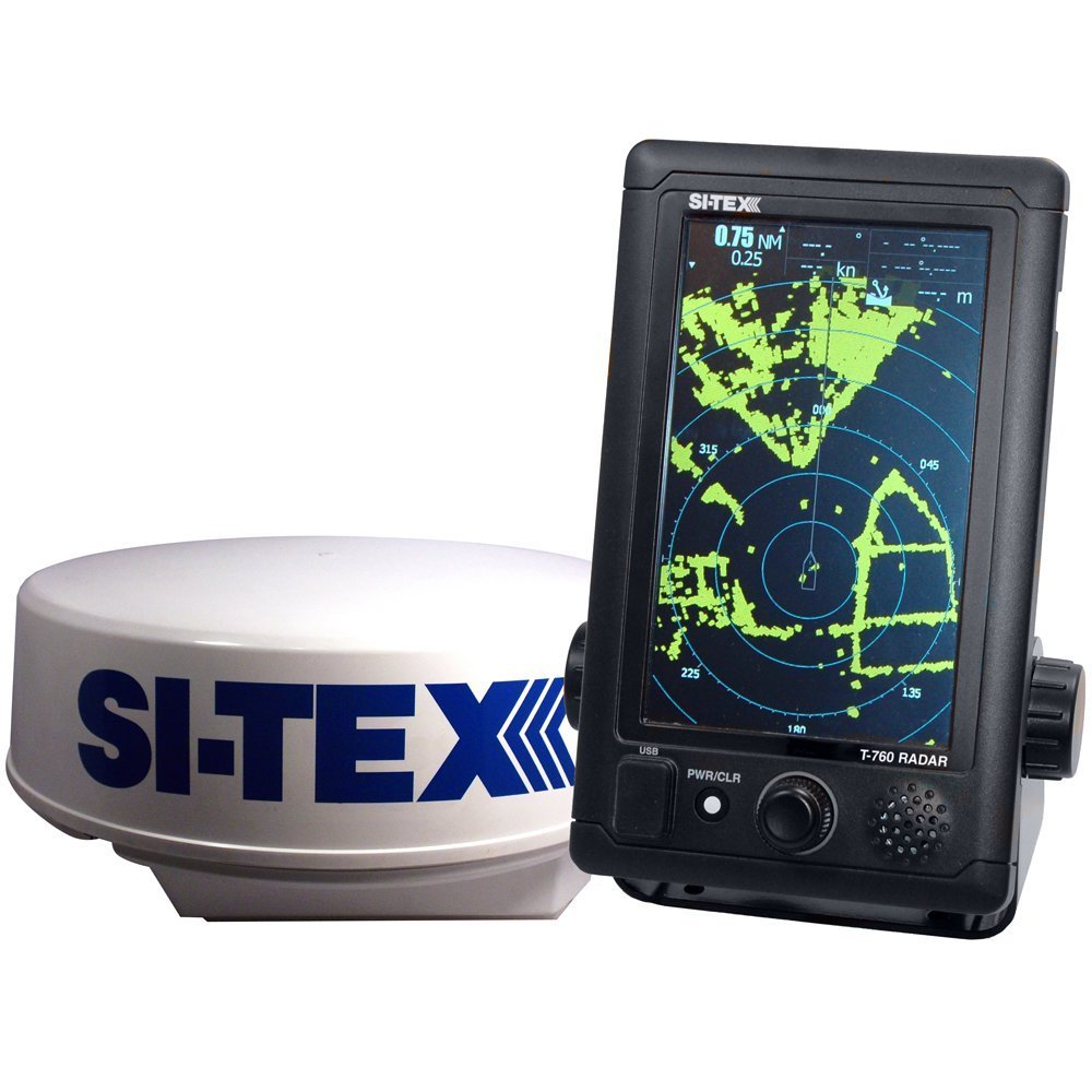 SI-TEX T-760 Compact Color Radar w/4kW 18 Dome – 7 Touchscreen