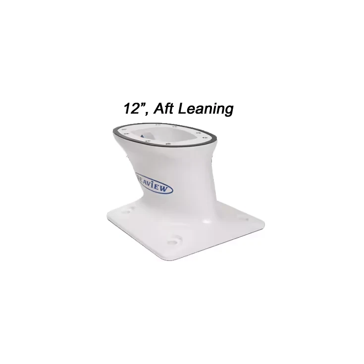 Seaview 12-Inch Modular Mount – Aft Raked 10×10 Base for Large Satdomes