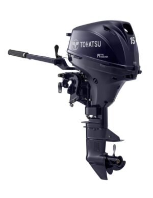 Tohatsu MFS15EEFL 15HP EFI 20″ Tiller Electric Motor