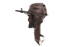 Yamaha F25SWHC3 25HP – Matte Brown 15″ Shaft Tiller Electric & Manual Start