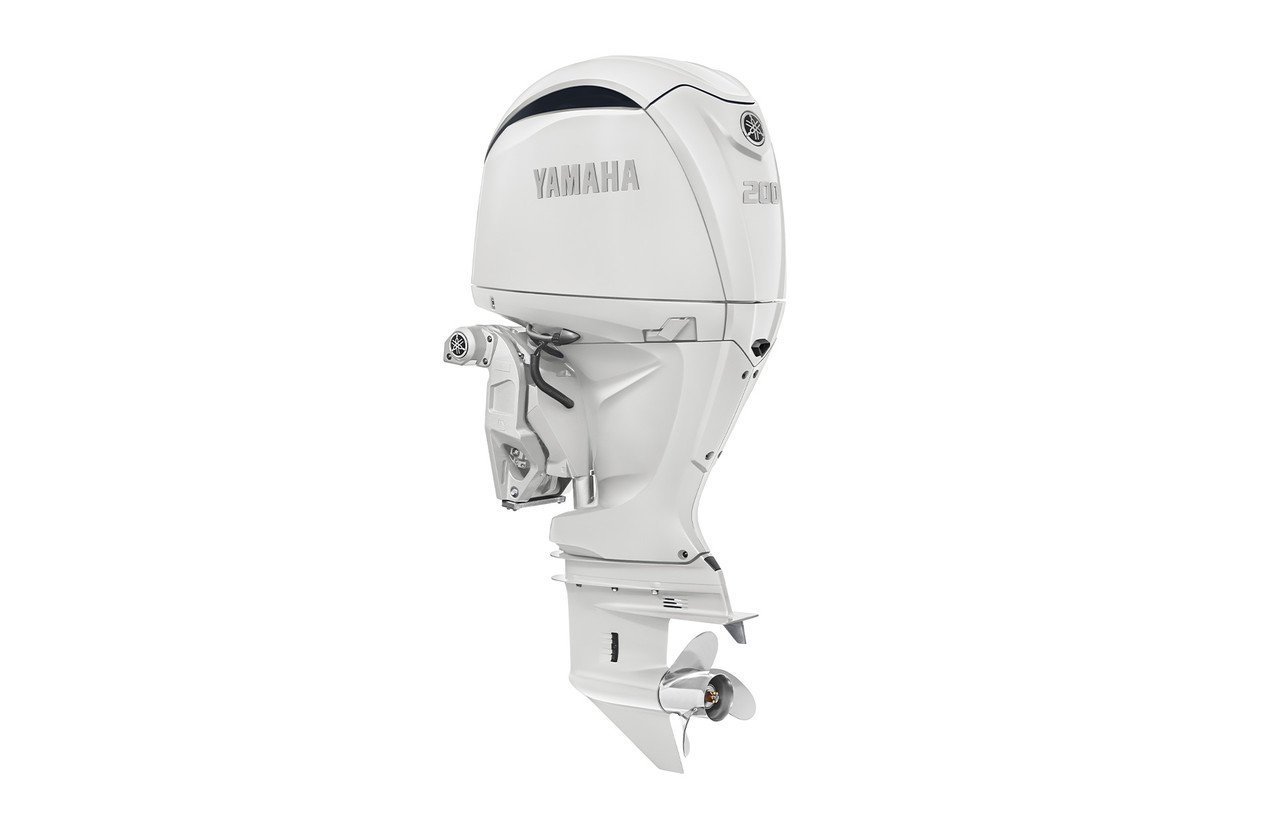 Yamaha LF200XSA2 200HP in White DEC 25″ Shaft Counter Rotation