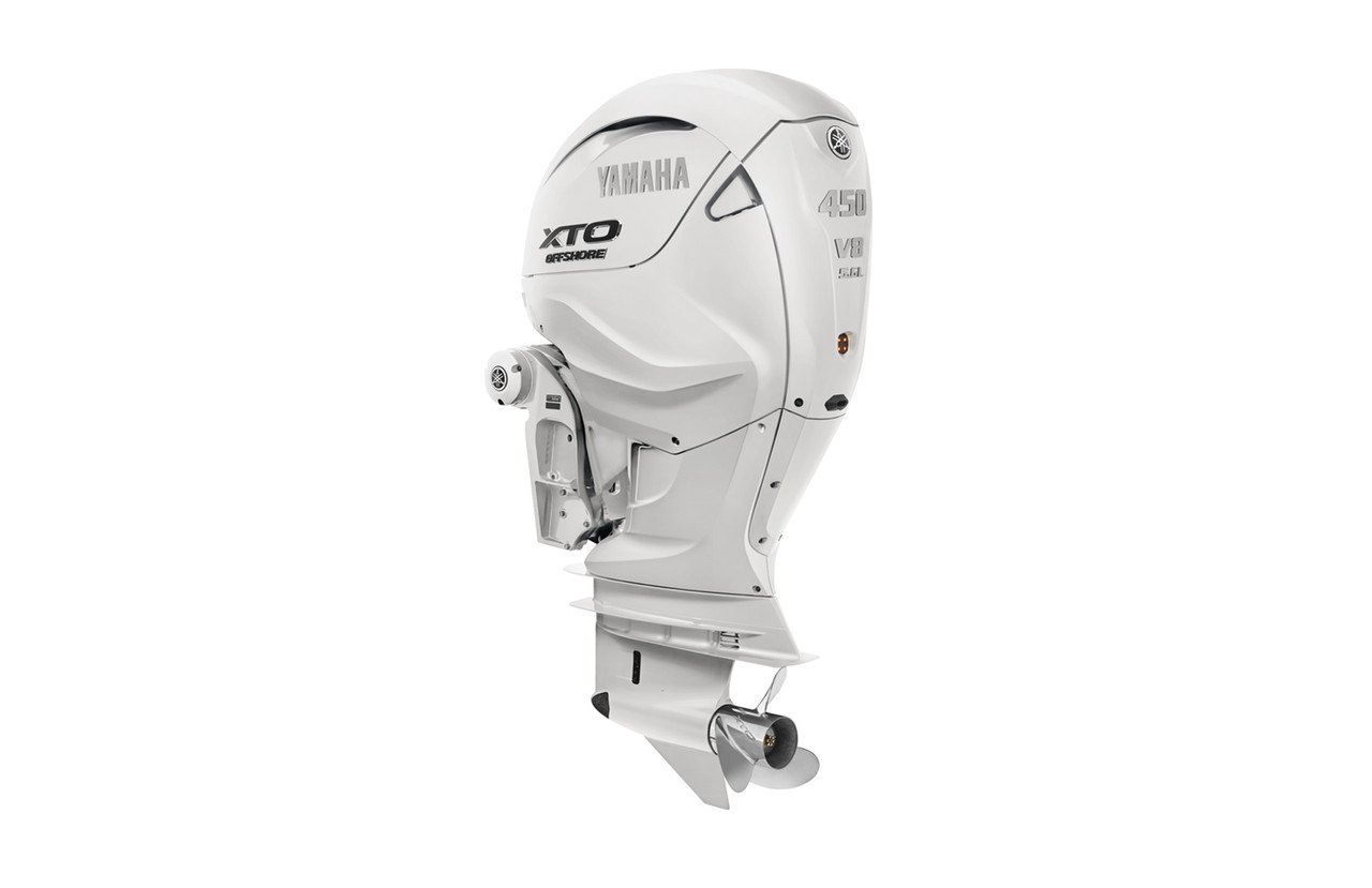 Yamaha XF450XSA2 450HP – XTO Offshore 25″ Shaft Standard Rotation in White