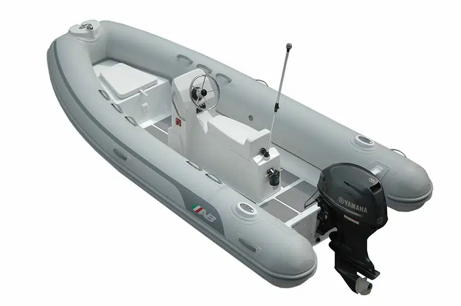 AB Alumina 14 ALX 14′ Aluminum Console Yacht Tender