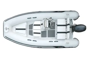 AB Lammina 13 AL Blue 13′ Blue Aluminum Inflatable Boat