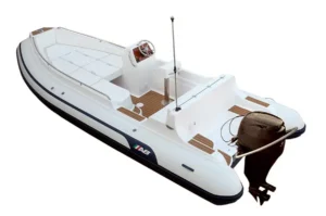 AB Nautilus 19 DLX – 19-Foot Luxury Fiberglass Console Tender